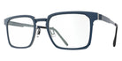 Blackfin® PEMBROKE Eyeglasses BLF PEMBROKE OP 1990 53 - Shadow Dark Blue/Lunar White Gold