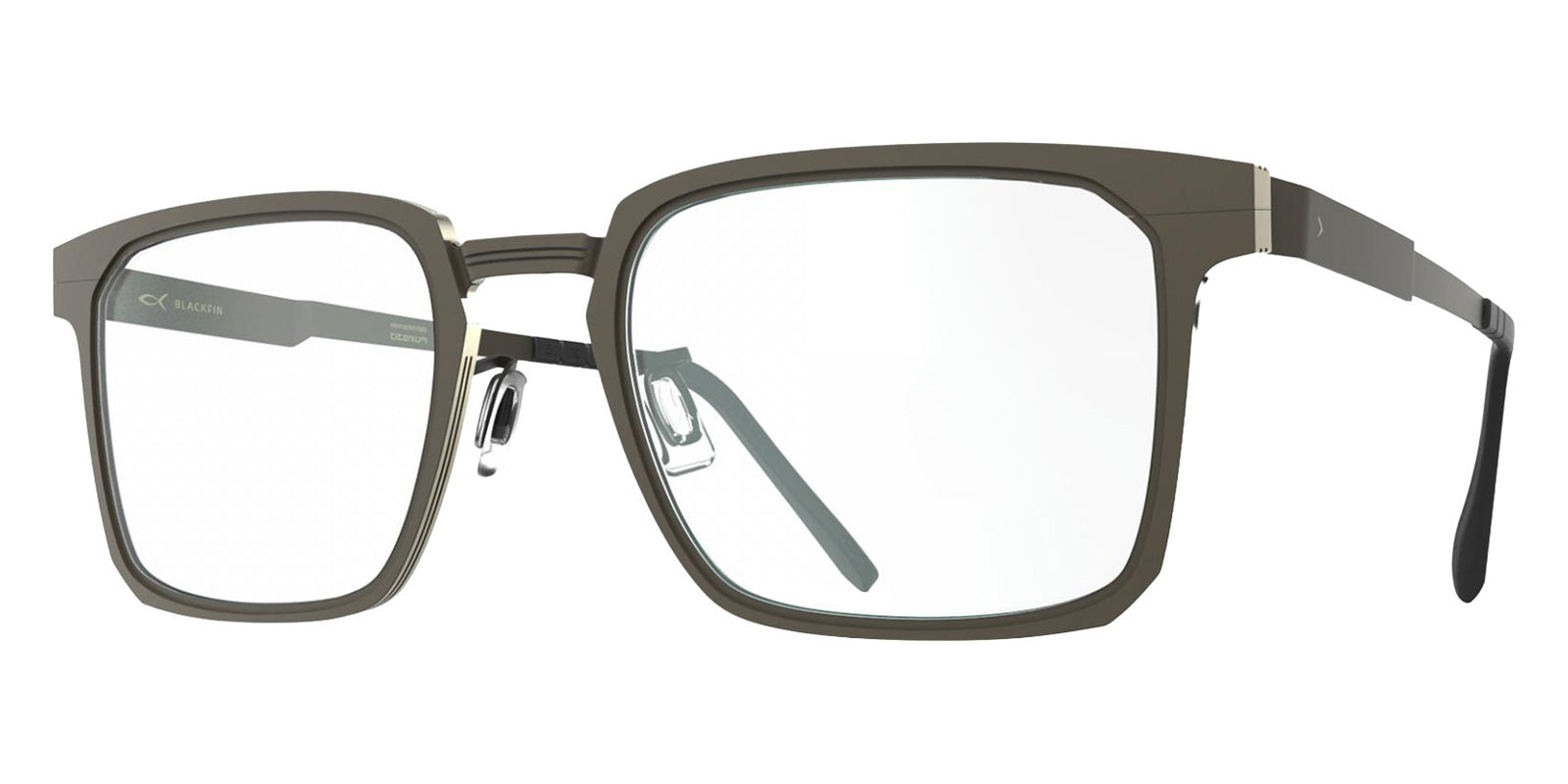 Blackfin® PEMBROKE Eyeglasses BLF PEMBROKE OP 1991 53 - Cordovan Brown/Shiny Light Gold