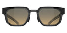 Blackfin® PROMETHEUS Sunglasses BLF PROMETHEUS Sun 1950 51 - Obsidian Black Gold Titanium Frame/Ruthenium Details/Warm Grey-Golden Beige Radiant Lenses