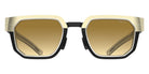 Blackfin® PROMETHEUS Sunglasses BLF PROMETHEUS Sun 1951 51 - Shiny Light Gold Titanium Frame/Palladium Details/Gradient Light Brown Haze Radiant Lenses