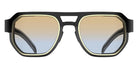 Blackfin® PROMETHEUS TWO BLF PROMETHEUS TWO OBSIDIAN BLACK GOLD TITANIUM FRAME/LIGHT GOLD DETAILS/WARM BLUSH-MIST GREY RADIANT LENSES 1949 53 Sunglasses - OBSIDIAN BLACK GOLD TITANIUM FRAME/LIGHT GOLD DETAILS/WARM BLUSH-MIST GREY RADIANT LENSES 1949