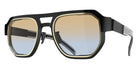 Blackfin® PROMETHEUS TWO BLF PROMETHEUS TWO OBSIDIAN BLACK GOLD TITANIUM FRAME/LIGHT GOLD DETAILS/WARM BLUSH-MIST GREY RADIANT LENSES 1949 53 Sunglasses - OBSIDIAN BLACK GOLD TITANIUM FRAME/LIGHT GOLD DETAILS/WARM BLUSH-MIST GREY RADIANT LENSES 1949