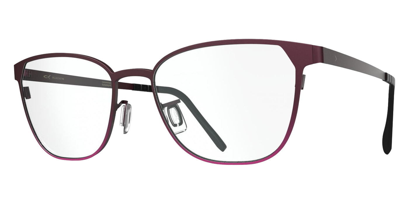 Blackfin® ROSLYN Eyeglasses - DAMASCUS BURGUNDY/ORCHID PINK 1871 