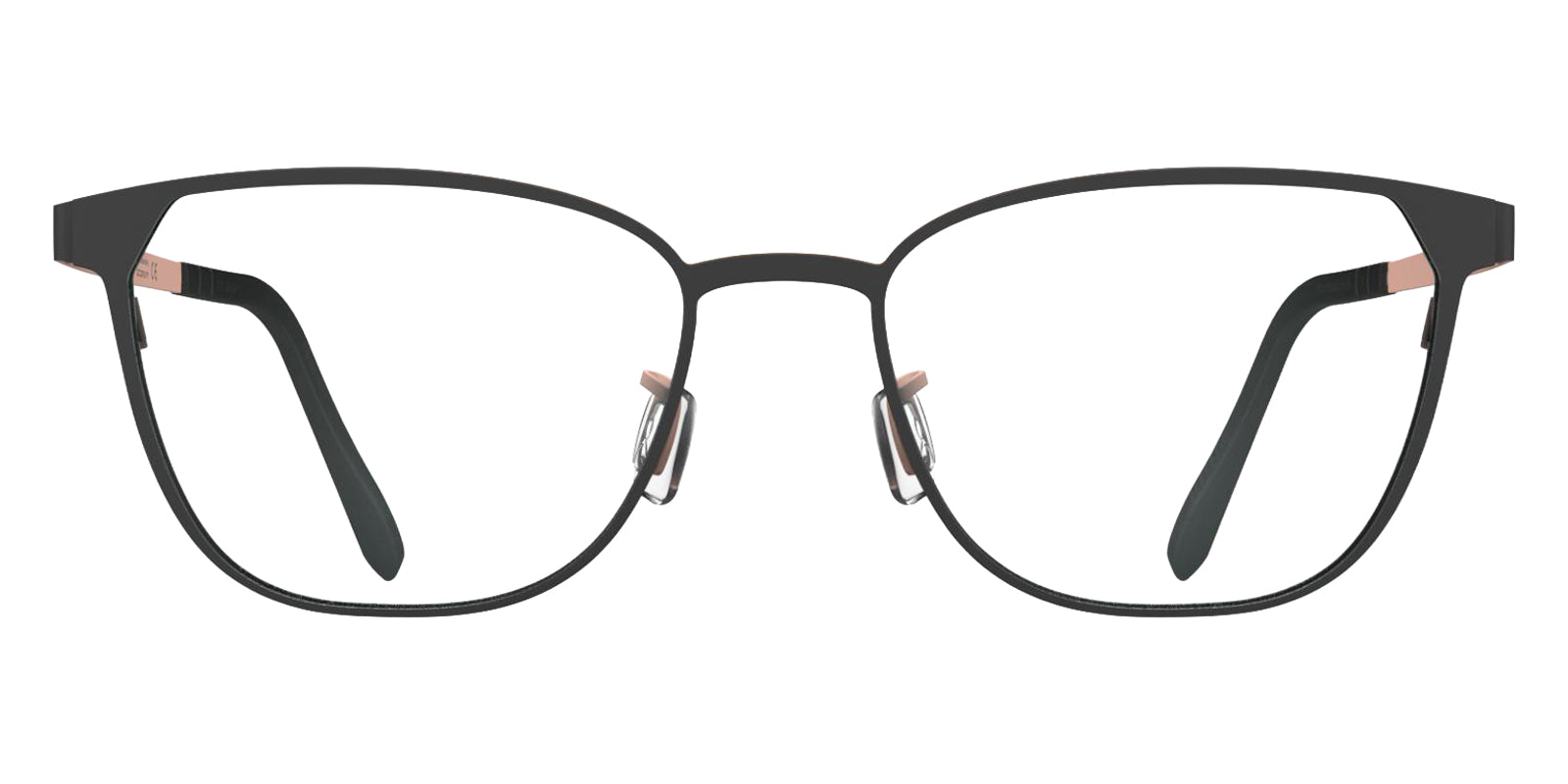 Blackfin® ROSLYN Eyeglasses - SMOKY BROWN/BLUSH PINK 1826 