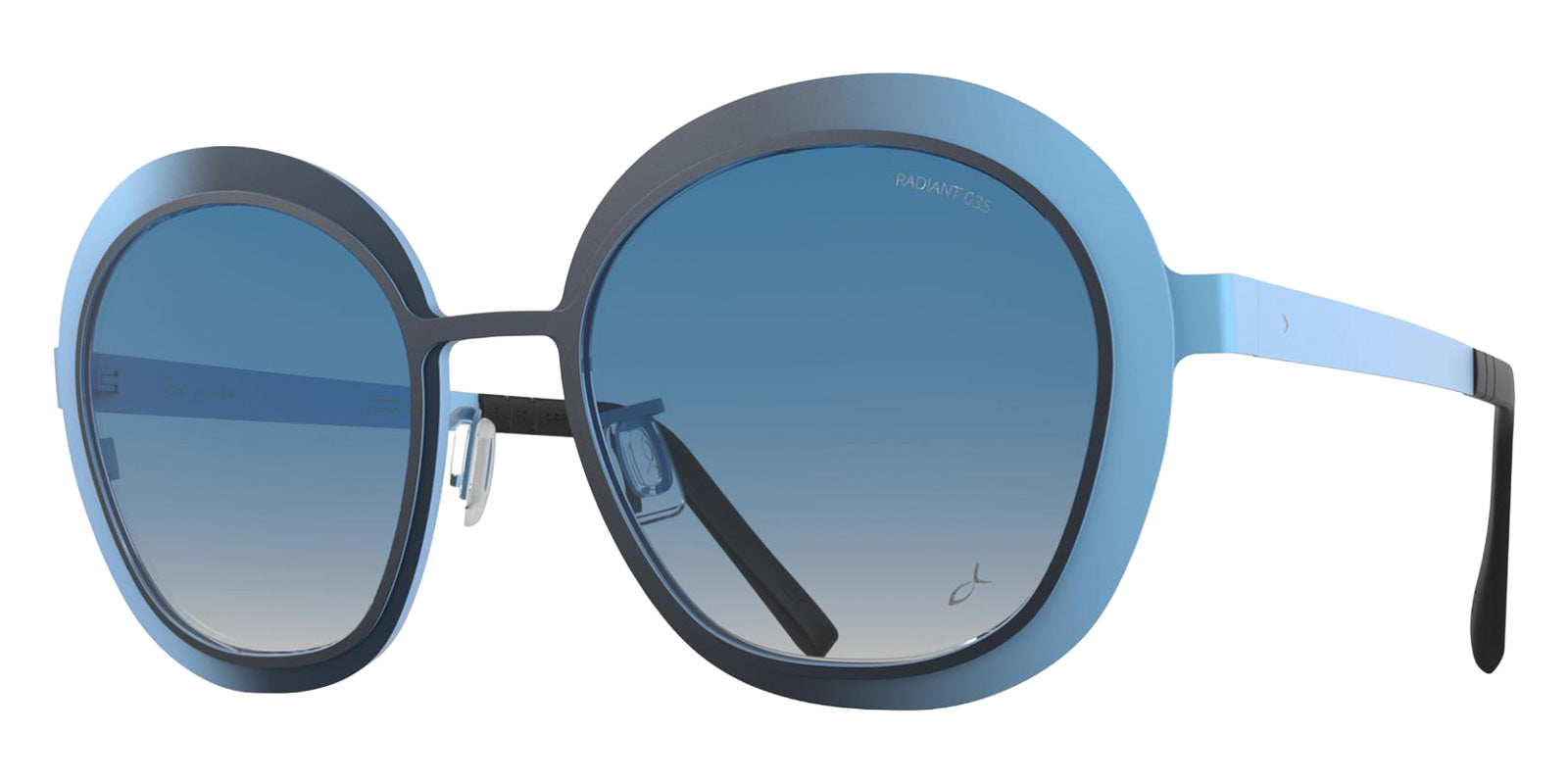 Blackfin® SANDY HOOK BLF SANDY HOOK ARTIC BLUE/STORM NAVY BLUE/R035 1946 53 Sunglasses - ARTIC BLUE/STORM NAVY BLUE/R035 1946