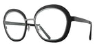 Blackfin® SANDY HOOK BLF SANDY HOOK BLACKFIN BLACK/SATIN SILVER 1462 53 Eyeglasses - BLACKFIN BLACK/SATIN SILVER 1462