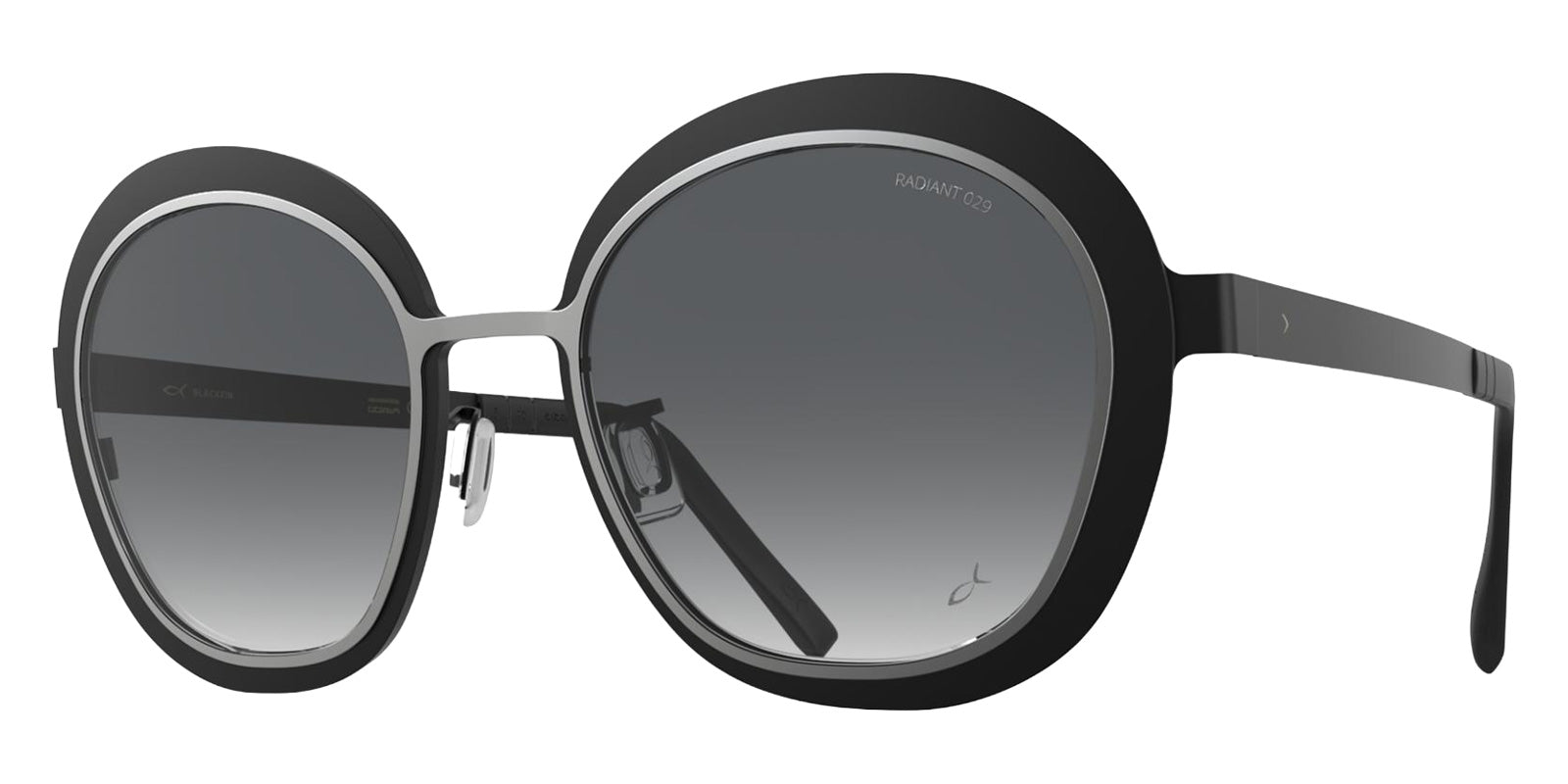 Blackfin® SANDY HOOK BLF SANDY HOOK BLACKFIN BLACK/SATIN SILVER/R029 1462 53 Sunglasses - BLACKFIN BLACK/SATIN SILVER/R029 1462
