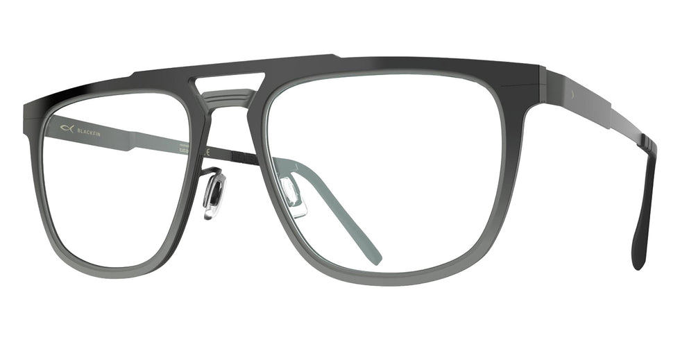 Blackfin® TUCKER Eyeglasses BLF TUCKER OP 1988 54 - Shiny Black Gold/Cosmic Gray