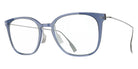 Blackfin® VITRA F1-D1 Eyeglasses BLF VITRA F1-D1 OP 19261942 50 - Shiny Classic Blue/Brushed Silver