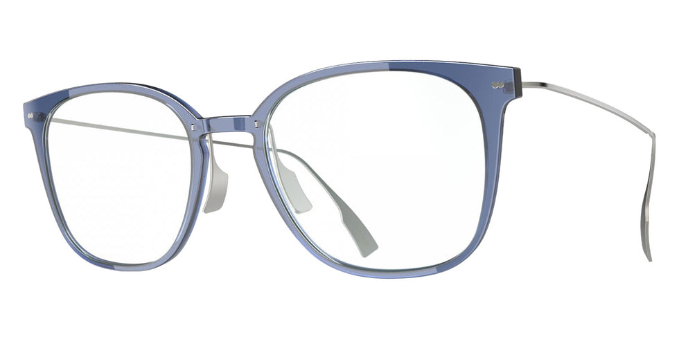 Blackfin® VITRA F1-D1 Eyeglasses BLF VITRA F1-D1 OP 19261942 50 - Shiny Classic Blue/Brushed Silver