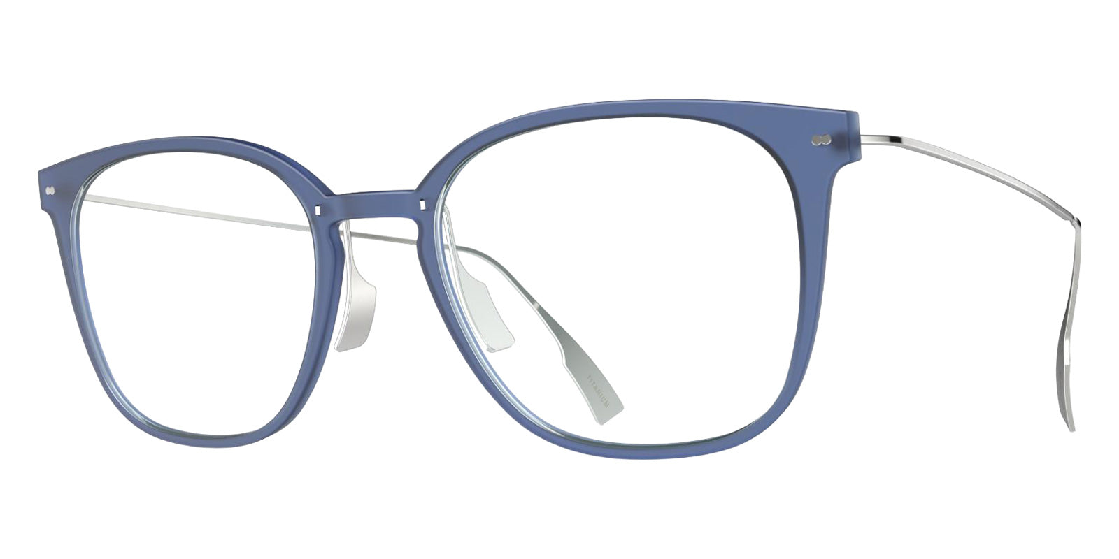 Blackfin® VITRA F1-D1 Eyeglasses BLF VITRA F1-D1 OP 19271788 50 - Matte Classic Blue/Shiny Silver