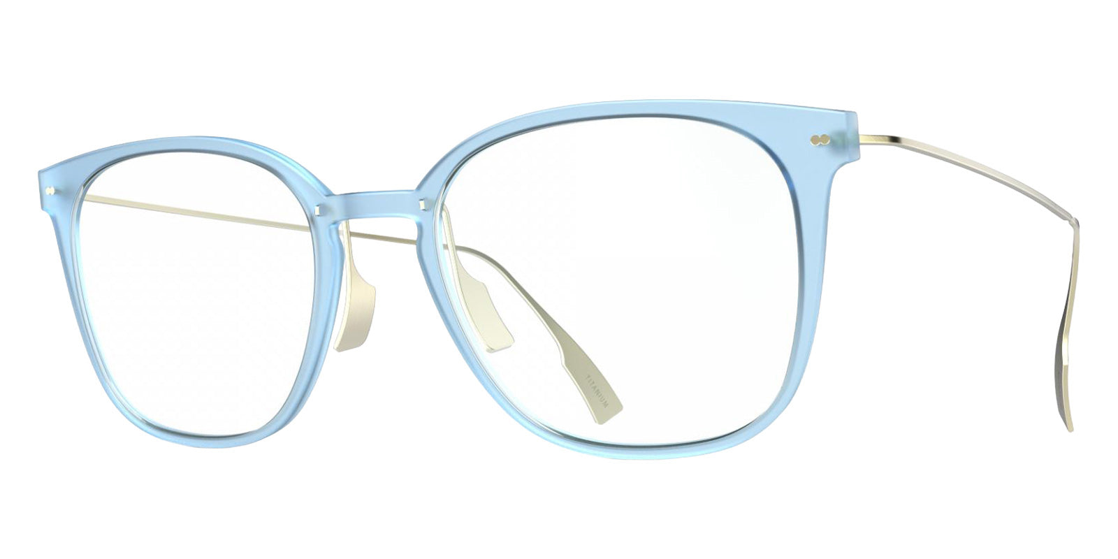 Blackfin® VITRA F1-D1 Eyeglasses BLF VITRA F1-D1 OP 19291777 50 - Matte Sky Blue/Brushed Light Gold