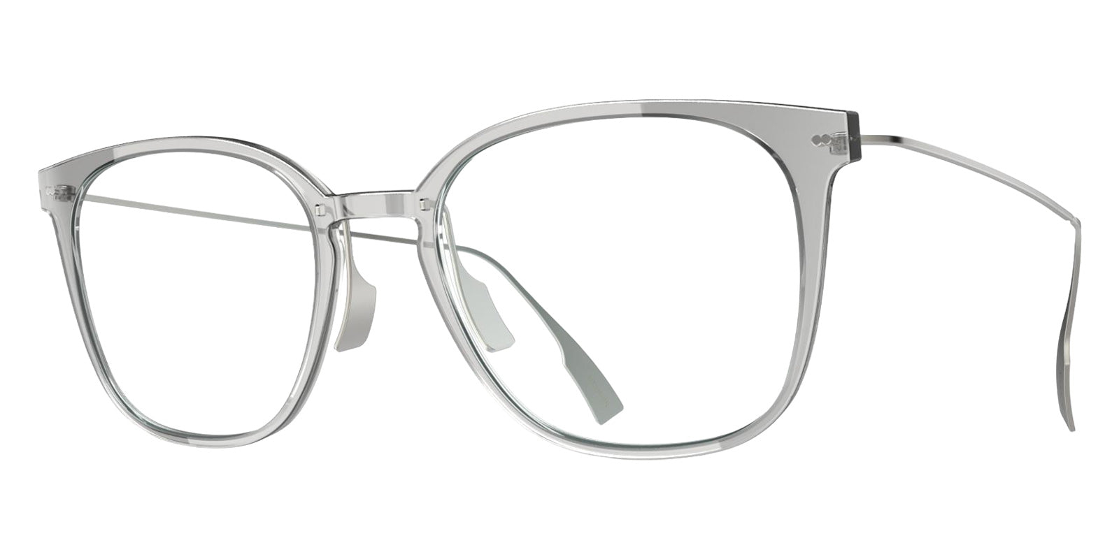 Blackfin® VITRA F1-D1 Eyeglasses BLF VITRA F1-D1 OP 19321942 50 - Shiny Driftwood Gray/Brushed Silver
