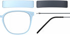 Blackfin® VITRA F1-D2 Eyeglasses BLF VITRA F1-D2 OP 19291792 50 - Matte Sky Blue/Storm Navy Blue