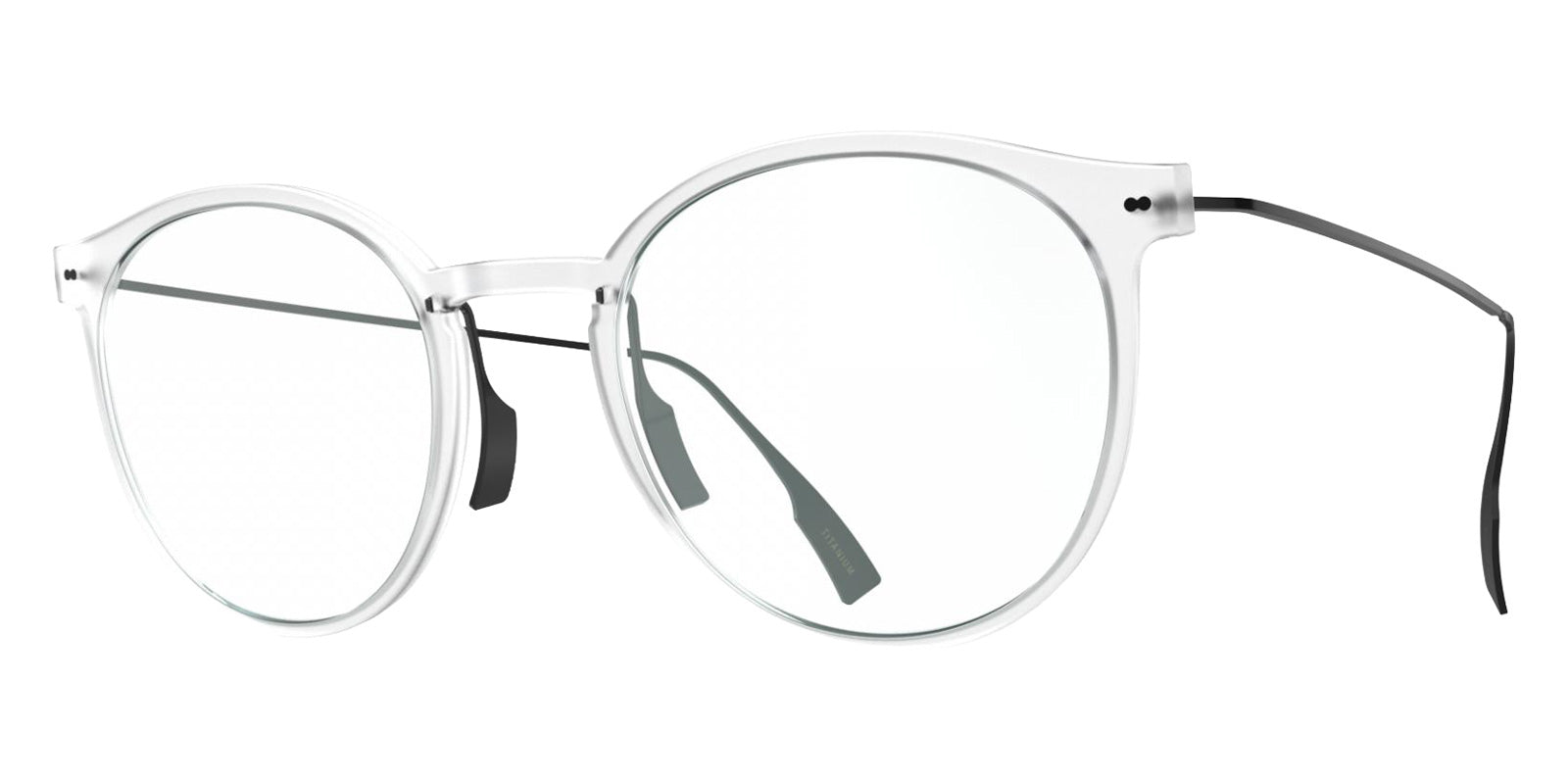 Blackfin® VITRA F2-D1 Eyeglasses BLF VITRA F2-D1 OP 19351793 48 - Matte Crystal/Shiny Black Gold