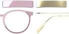 Blackfin® VITRA F2-D1 Eyeglasses BLF VITRA F2-D1 OP 19401777 48 - Shiny Prism Pink/Brushed Light Gold
