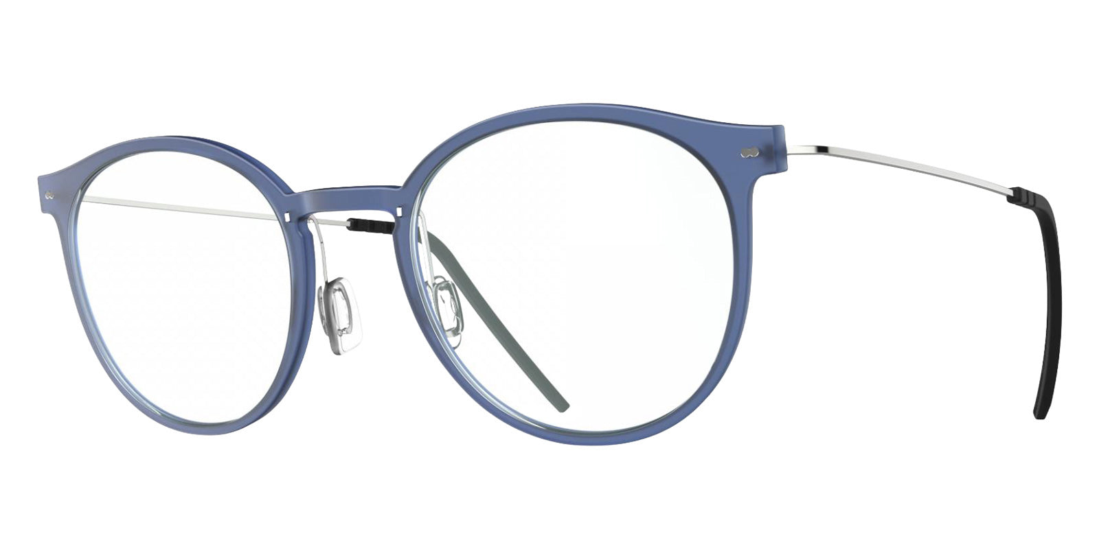 Blackfin® VITRA F2-D2 Eyeglasses BLF VITRA F2-D2 OP 19271788 48 - Matte Classic Blue/Shiny Silver