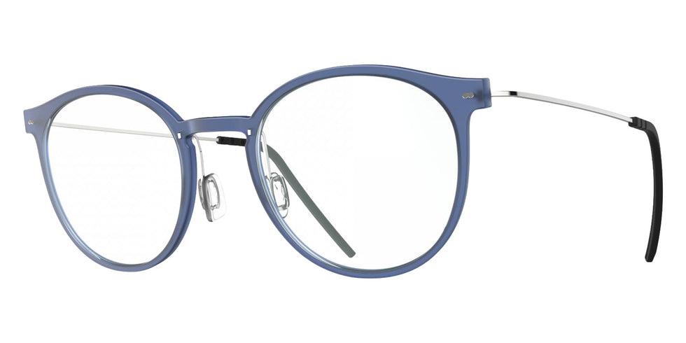 Blackfin® VITRA F2-D2 Eyeglasses BLF VITRA F2-D2 OP 19271788 48 - Matte Classic Blue/Shiny Silver