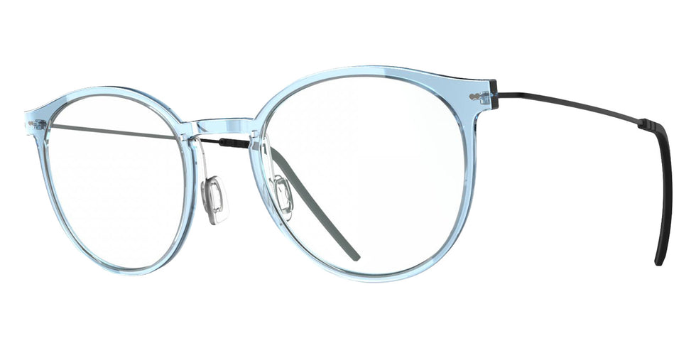 Blackfin® VITRA F2-D2 Eyeglasses BLF VITRA F2-D2 OP 19281814 48 - Shiny Sky Blue/Blackfin Black