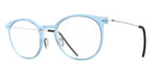 Blackfin® VITRA F2-D2 Eyeglasses BLF VITRA F2-D2 OP 19291788 48 - Matte Sky Blue/Shiny Silver