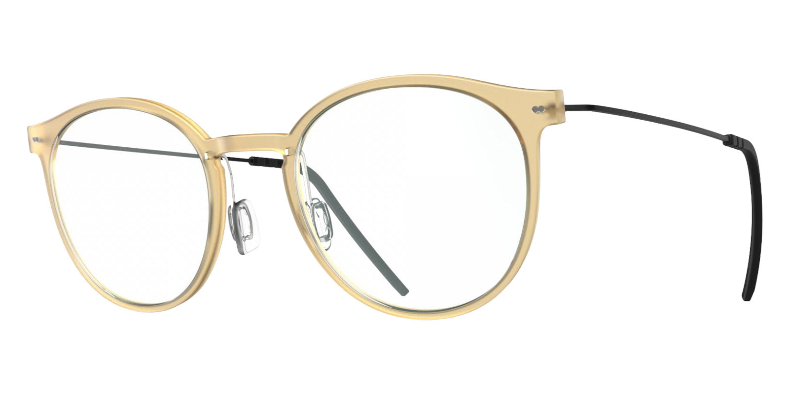 Blackfin® VITRA F2-D2 Eyeglasses BLF VITRA F2-D2 OP 19371814 48 - Matte Honey Gold/Blackfin Black