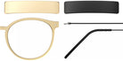 Blackfin® VITRA F2-D2 Eyeglasses BLF VITRA F2-D2 OP 19371814 48 - Matte Honey Gold/Blackfin Black