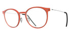 Blackfin® VITRA F2-D2 Eyeglasses BLF VITRA F2-D2 OP 19391788 48 - Matte Mandarin Red/Shiny Silver