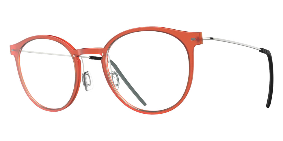 Blackfin® VITRA F2-D2 Eyeglasses BLF VITRA F2-D2 OP 19391788 48 - Matte Mandarin Red/Shiny Silver