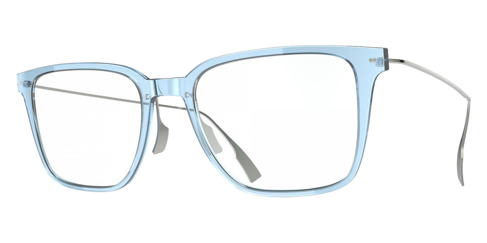 Blackfin® VITRA F3-D1 Eyeglasses BLF VITRA F3-D1 OP 19281942 56 - Shiny Sky Blue/Brushed Silver