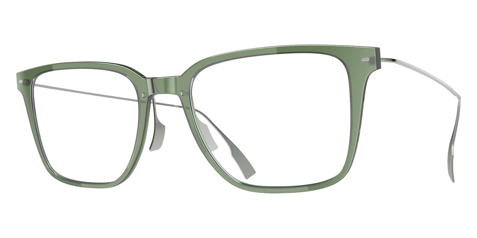 Blackfin® VITRA F3-D1 Eyeglasses BLF VITRA F3-D1 OP 19301942 56 - Shiny Cedar Green/Brushed Silver