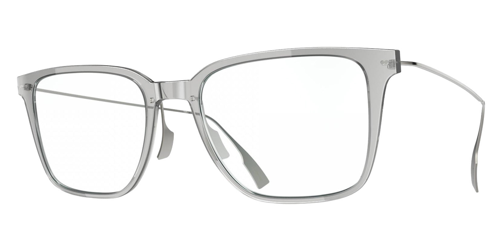 Blackfin® VITRA F3-D1 Eyeglasses BLF VITRA F3-D1 OP 19321942 56 - Shiny Driftwood Gray/Brushed Silver