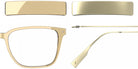 Blackfin® VITRA F3-D1 Eyeglasses BLF VITRA F3-D1 OP 19361777 56 - Shiny Honey Gold/Brushed Light Gold