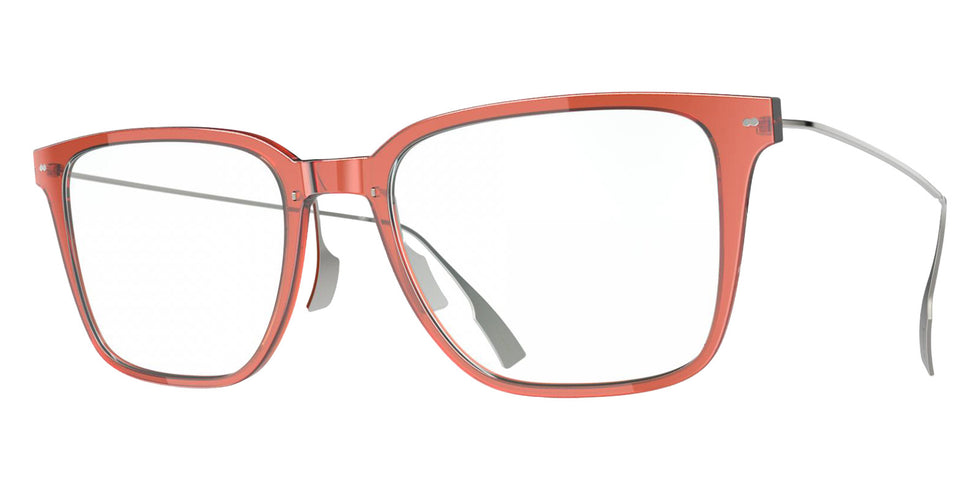 Blackfin® VITRA F3-D1 Eyeglasses BLF VITRA F3-D1 OP 19381942 56 - Shiny Mandarin Red/Brushed Silver