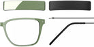 Blackfin® VITRA F3-D2 Eyeglasses BLF VITRA F3-D2 OP 19301814 56 - Shiny Cedar Green/Blackfin Black