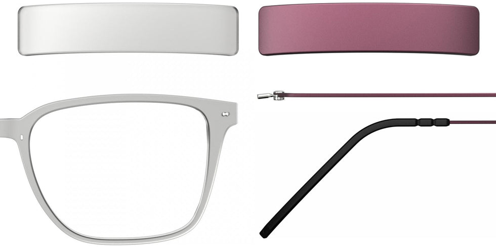 Blackfin® VITRA F3-D2 Eyeglasses BLF VITRA F3-D2 OP 19331803 56 - Matte Driftwood Gray/Damascus Burgundy