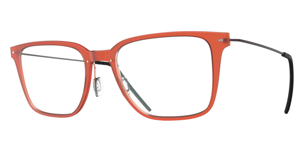 Blackfin® VITRA F3-D2 Eyeglasses BLF VITRA F3-D2 OP 19391796 56 - Matte Mandarin Red/Chestnut Brown