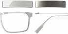 Blackfin® VITRA F4-D1 Eyeglasses BLF VITRA F4-D1 OP 19321942 54 - Shiny Driftwood Gray/Brushed Silver