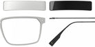 Blackfin® VITRA F4-D1 Eyeglasses BLF VITRA F4-D1 OP 19331793 54 - Matte Driftwood Gray/Shiny Black Gold