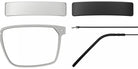 Blackfin® VITRA F4-D2 Eyeglasses BLF VITRA F4-D2 OP 19331814 54 - Matte Driftwood Gray/Blackfin Black
