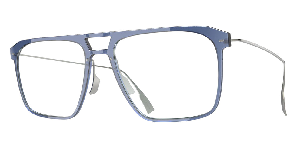 Blackfin® VITRA F5-D1 Eyeglasses BLF VITRA F5-D1 OP 19261942 58 - Shiny Classic Blue/Brushed Silver