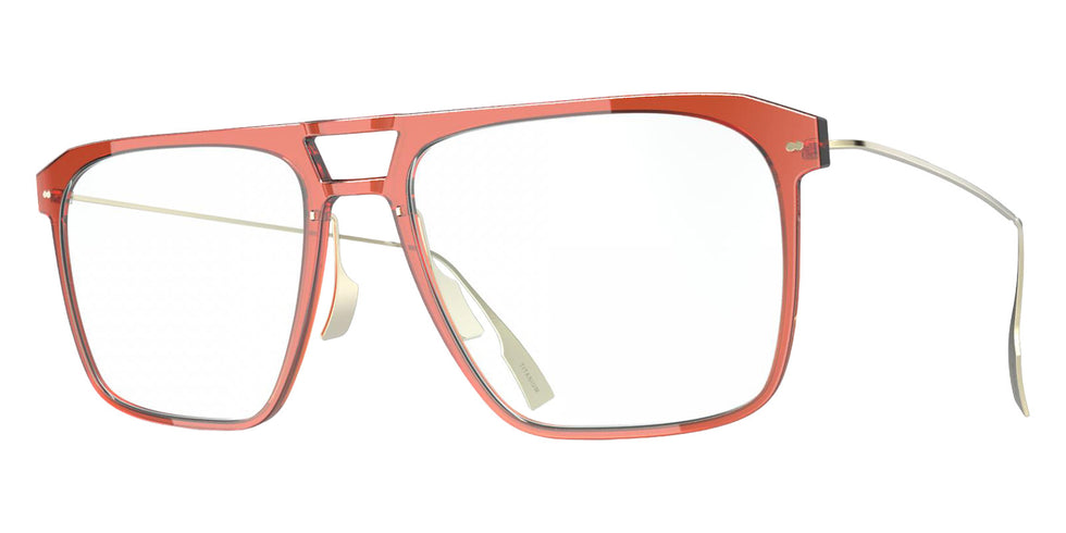 Blackfin® VITRA F5-D1 Eyeglasses BLF VITRA F5-D1 OP 19381777 58 - Shiny Mandarin Red/Brushed Light Gold