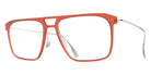 Blackfin® VITRA F5-D1 Eyeglasses BLF VITRA F5-D1 OP 19391788 58 - Matte Mandarin Red/Shiny Silver