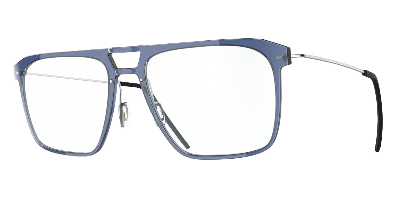 Blackfin® VITRA F5-D2 Eyeglasses BLF VITRA F5-D2 OP 19261788 58 - Shiny Classic Blue/Shiny Silver