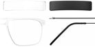 Blackfin® VITRA F5-D2 Eyeglasses BLF VITRA F5-D2 OP 19351814 58 - Matte Crystal/Blackfin Black