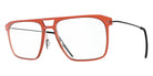 Blackfin® VITRA F5-D2 Eyeglasses BLF VITRA F5-D2 OP 19391814 58 - Matte Mandarin Red/Blackfin Black