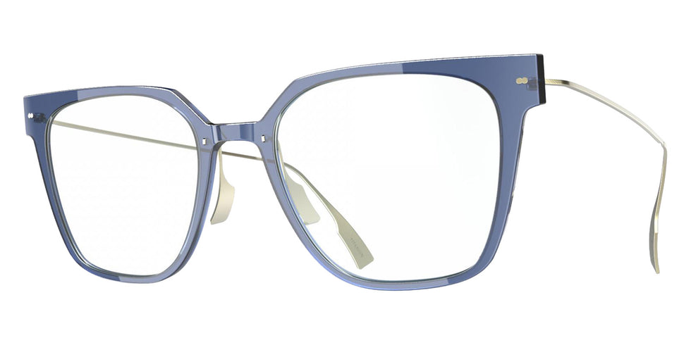 Blackfin® VITRA F6-D1 Eyeglasses BLF VITRA F6-D1 OP 19261777 53 - Shiny Classic Blue/Brushed Light Gold