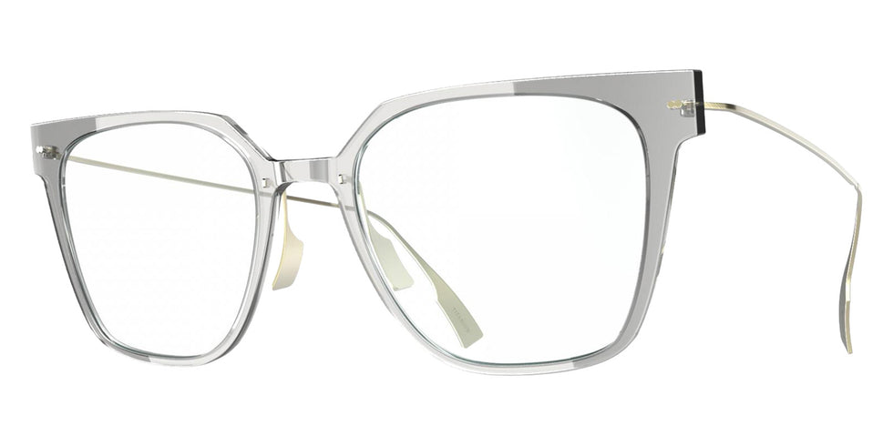 Blackfin® VITRA F6-D1 Eyeglasses BLF VITRA F6-D1 OP 19321777 53 - Shiny Driftwood Gray/Brushed Light Gold