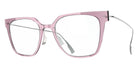 Blackfin® VITRA F6-D1 Eyeglasses BLF VITRA F6-D1 OP 19401788 53 - Shiny Prism Pink/Shiny Silver