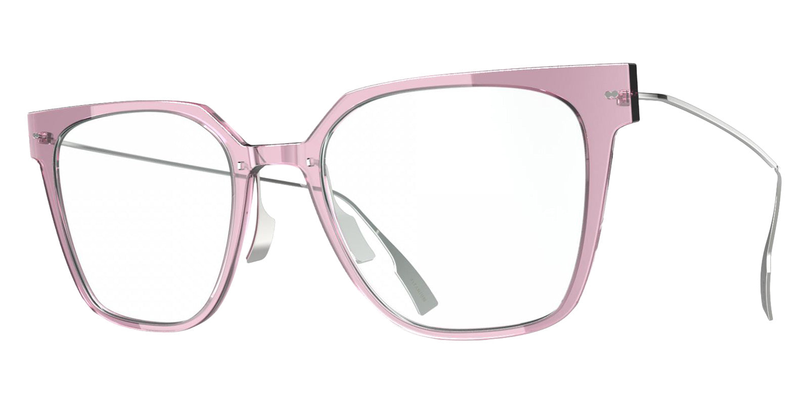 Blackfin® VITRA F6-D1 Eyeglasses BLF VITRA F6-D1 OP 19401788 53 - Shiny Prism Pink/Shiny Silver