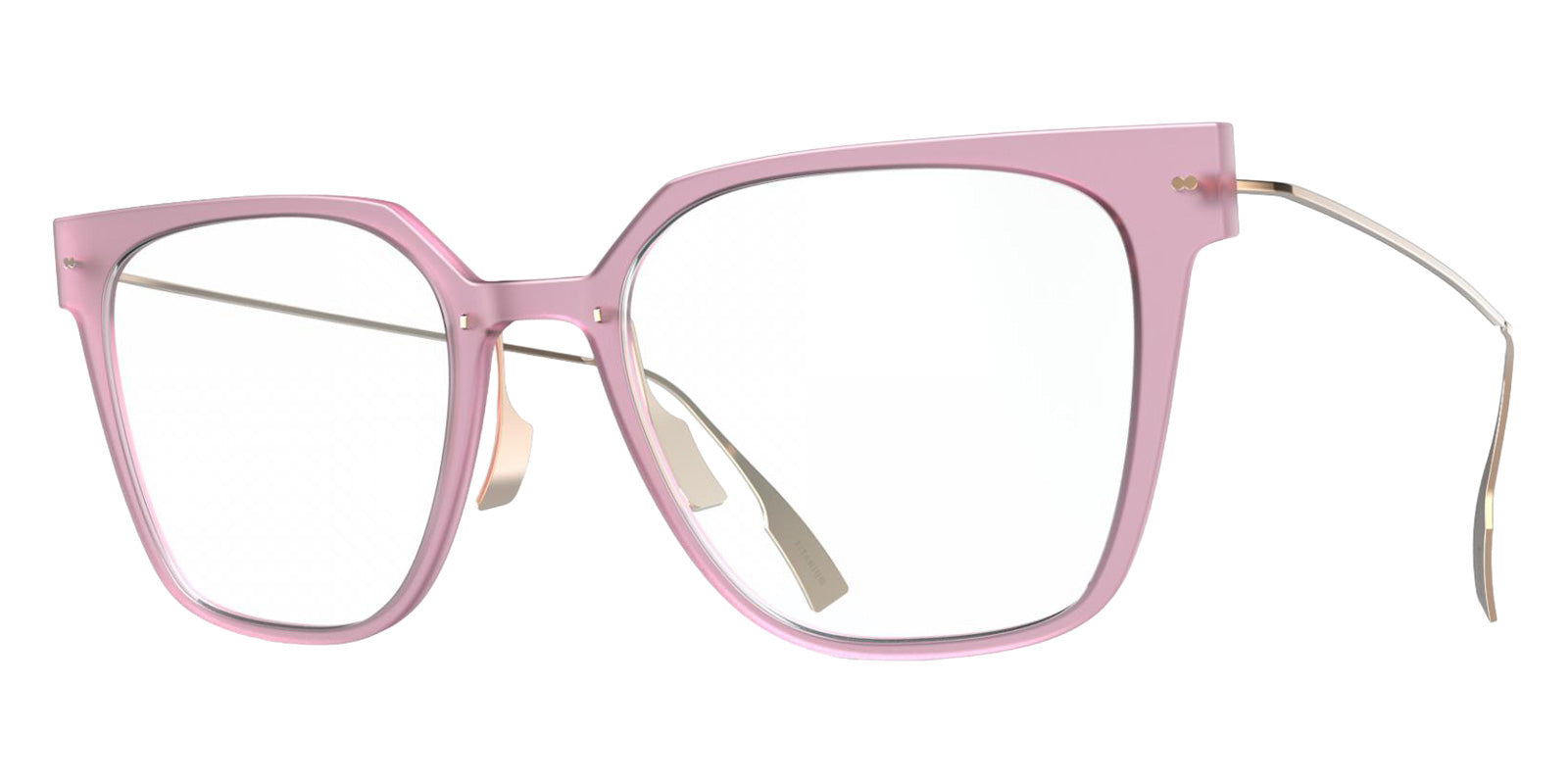 Blackfin® VITRA F6-D1 Eyeglasses BLF VITRA F6-D1 OP 19411809 53 - Matte Prism Pink/Shiny Amber Gold